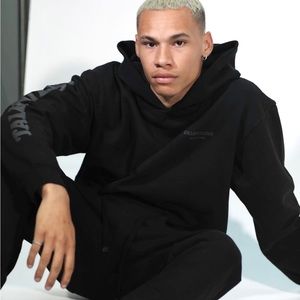 FINAL PRICE TALENTLESS Black Logo Heavy Weight Hoodie (Flawed)